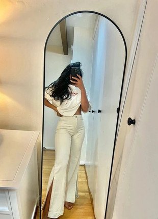Photograph of Salvage Cream Flare Jeans